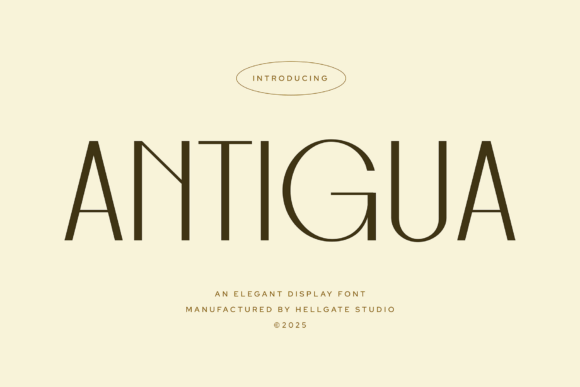 Antigua: The Typeface That Defines Refined Elegance