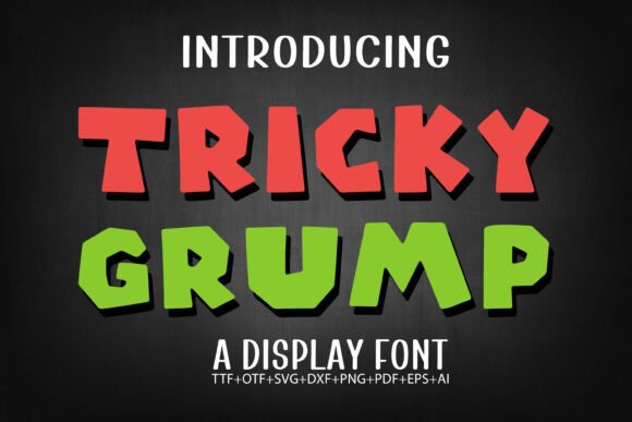 Injecting Playful Personality: The Tricky Grump Font