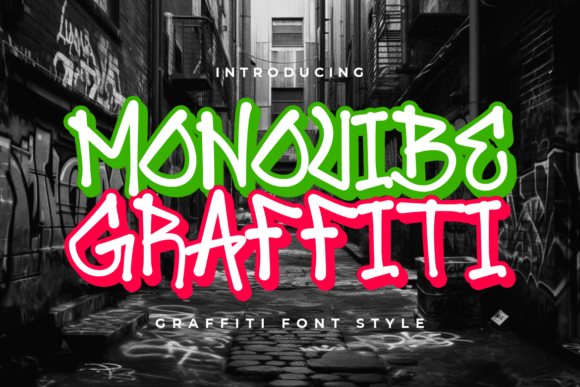 Monovibe Graffiti: Capture Urban Energy in Your Designs