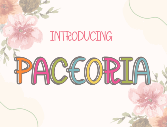 Paceoria: The Font That Brings Joy to Your Creative Projects