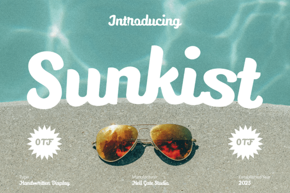 Sunkist: A Script Font That Captures Summer's Golden Hour