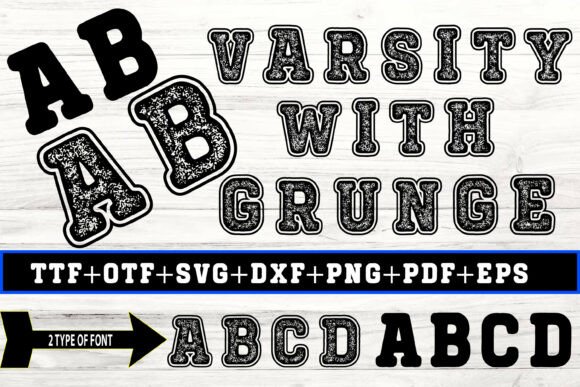 Varsity with Grunge: Your Font for Authentic, Standout Branding