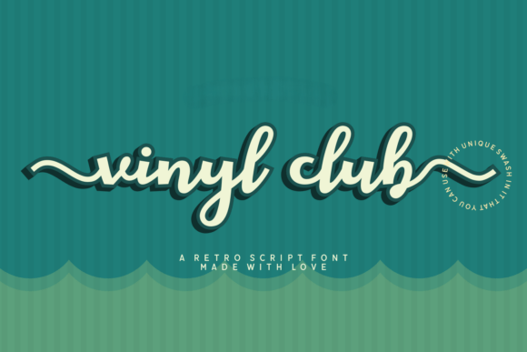 Vinyl Club: The Retro Script Font with Modern Swagger