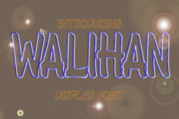 Walihan Regular: A Font That Packs a Punch for Bold Designs