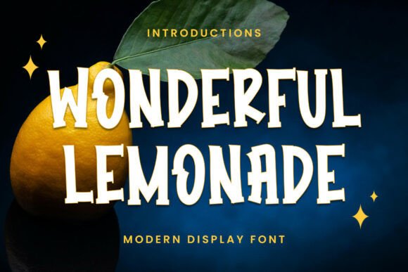 Wondeful Lemonade: A Font for Cozy, Everyday Creativity