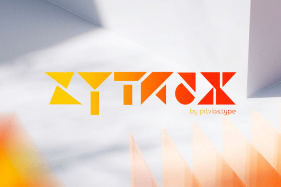 Zyntrax: The Futuristic Typeface for Bold Digital Visions